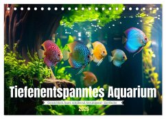 Tiefenentspanntes Aquarium (Tischkalender 2026 DIN A5 quer), CALVENDO Monatskalender - Calvendo;Waurick, Kerstin