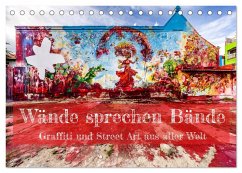 Cover Wände sprechen Bände (Tischkalender 2026 DIN A5 quer), CALVENDO Monatskalender