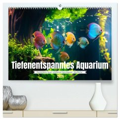 Cover Tiefenentspanntes Aquarium (hochwertiger Premium Wandkalender 2026 DIN A2 quer), Kunstdruck in Hochglanz