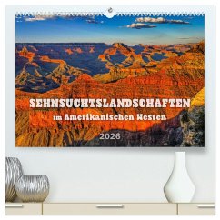 Cover Sehnsuchts Landschaften im Amerikanischen Westen (hochwertiger Premium Wandkalender 2026 DIN A2 quer), Kunstdruck in Hochglanz