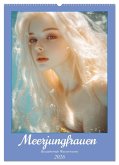 Meerjungfrauen - Bezaubernde Wasserwesen (Wandkalender 2026 DIN A2 hoch), CALVENDO Monatskalender