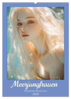 Meerjungfrauen - Bezaubernde Wasserwesen (Wandkalender 2026 DIN A2 hoch), CALVENDO Monatskalender - Calvendo;Brunner-Klaus, Liselotte