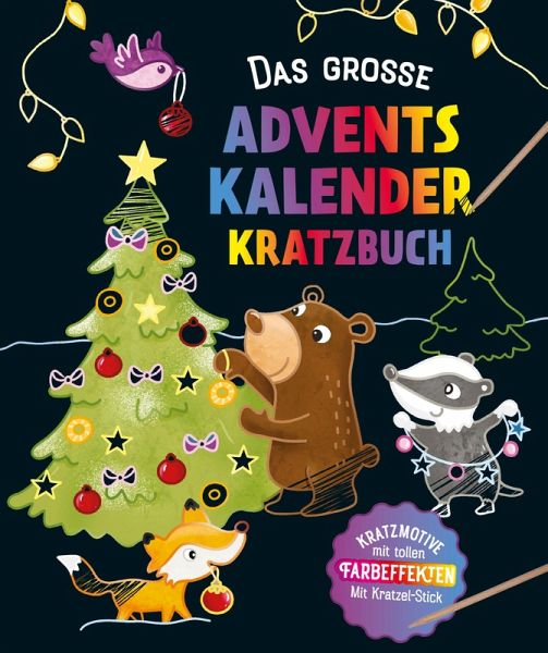 Das große Adventskalender Kritzel-Kratzel Buch Das große Adventskalender Kritzel-Kratzel Buch