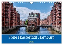 Freie Hansestadt Hamburg (Wandkalender 2026 DIN A4 quer), CALVENDO Monatskalender - Calvendo;Leonhardy, Thomas