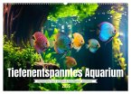 Tiefenentspanntes Aquarium (Wandkalender 2026 DIN A2 quer), CALVENDO Monatskalender