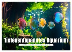 Cover Tiefenentspanntes Aquarium (Wandkalender 2026 DIN A2 quer), CALVENDO Monatskalender