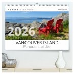 Vancouver Island Panoramabilder (hochwertiger Premium Wandkalender 2026 DIN A2 quer), Kunstdruck in Hochglanz
