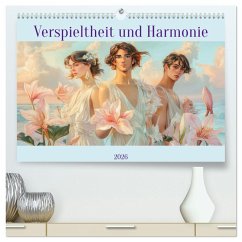 Verspieltheit und Harmonie (hochwertiger Premium Wandkalender 2026 DIN A2 quer), Kunstdruck in Hochglanz - Calvendo;Brunner-Klaus, Liselotte