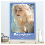 Meerjungfrauen - Bezaubernde Wasserwesen (hochwertiger Premium Wandkalender 2026 DIN A2 hoch), Kunstdruck in Hochglanz