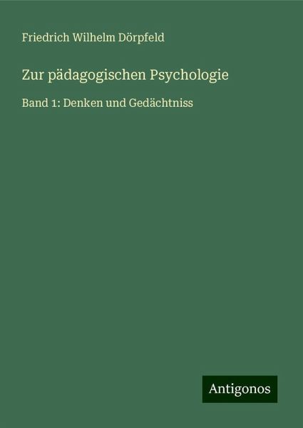 Zur pädagogischen Psychologie