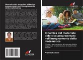 Dinamica del materiale didattico programmato nell'insegnamento della matematica