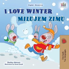 I Love Winter (English Slovak Bilingual Children's Book)