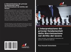 Cover L'interpretazione dei principi fondamentali della discriminazione nel diritto del lavoro