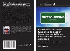 Cover Externalización de las funciones de gestión financiera del DPW de Sudáfrica: Un estudio de viabilidad