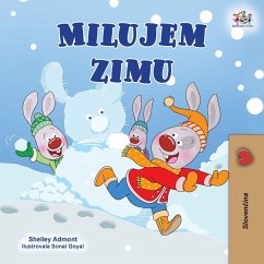 Cover I Love Winter (Slovak Book for Kids)