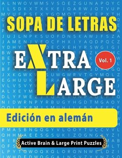 Sopa de Letras - Edición en alemán - Active Minds & Large Prints