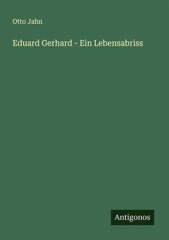 Cover Eduard Gerhard - Ein Lebensabriss