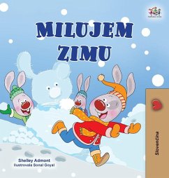 Cover I Love Winter (Slovak Book for Kids)
