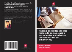 Cover Padrão de utilização dos meios de comunicação social entre estudantes universitários em Bikaner Raj