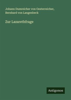 Cover Zur Lazarethfrage