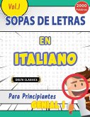 SOPA DE LETRAS EN ITALIANO PARA PRINCIPIANTES - GENIAL! VOL.1 - DELTA CLASSICS