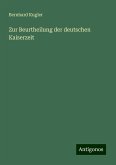 Zur Beurtheilung der deutschen Kaiserzeit