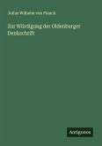 Zur Würdigung der Oldenburger Denkschrift Zur Würdigung der Oldenburger Denkschrift
