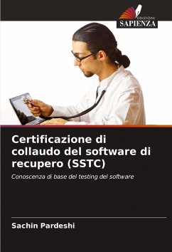 Cover Certificazione di collaudo del software di recupero (SSTC)