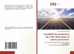 Faisabilité de production de 2 Mw électriques et autres puissances - MBARAGA MAKAMBA, Justin