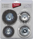 Makita Rundbürsten-Set 4tlg. Stahl