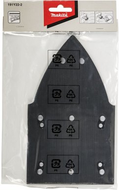 Makita Grundplatte Klett Dreieckig