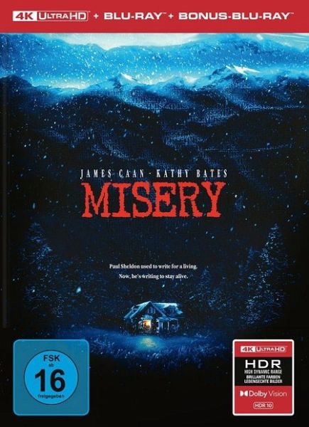 Misery - Limitiertes Mediabook (4k Ultra Hd + Blu-