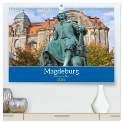 Cover Magdeburg - Landeshauptstadt Sachsen-Anhalts (hochwertiger Premium Wandkalender 2026 DIN A2 quer), Kunstdruck in Hochglanz