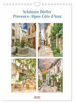 Schönste Dörfer - Provence-Alpes-Côte d'Azur (Wandkalender 2026 DIN A4 hoch), CALVENDO Monatskalender Cover Schönste Dörfer - Provence-Alpes-Côte d'Azur (Wandkalender 2026 DIN A4 hoch), CALVENDO Monatskalender