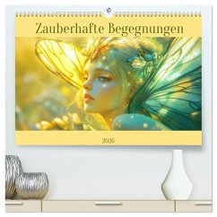 Zauberhafte Begegnungen (hochwertiger Premium Wandkalender 2026 DIN A2 quer), Kunstdruck in Hochglanz - Calvendo;Brunner-Klaus, Liselotte