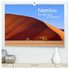 Namibia - Auf dem Weg ins Sossusvlei (hochwertiger Premium Wandkalender 2026 DIN A2 quer), Kunstdruck in Hochglanz - Calvendo;Böck, Herbert