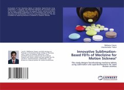 Cover Innovative Sublimation-Based FDTs of Meclizine for Motion Sickness