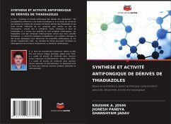 Cover SYNTHÈSE ET ACTIVITÉ ANTIFONGIQUE DE DÉRIVÉS DE THIADIAZOLES