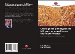 Cover Criblage de génotypes de blé pour une meilleure thermotolérance