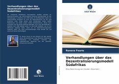 Cover Verhandlungen über das Dezentralisierungsmodell Südafrikas