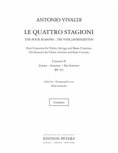 The Four Seasons, Concerti Op. 8; No. 2 in G minor RV315 Summer (Harpsichord Part)