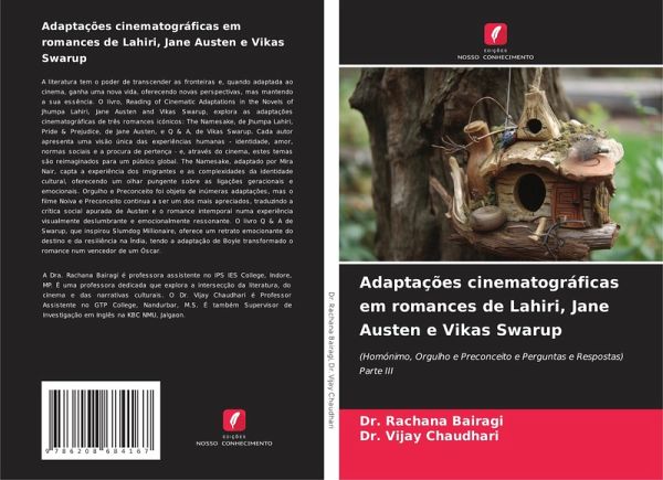 Adaptações cinematográficas em romances de Lahiri, Jane Austen e Vikas Swarup