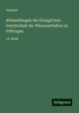 Abhandlungen der Königlichen Gesellschaft der Wissenschaften zu Göttingen