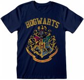 Harry Potter - Hogwarts Faded Crest T- Shirt Medium Harry Potter - Hogwarts Faded Crest T- Shirt Medium