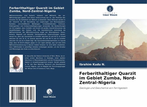 Ferberithaltiger Quarzit im Gebiet Zumba, Nord-Zentral-Nigeria