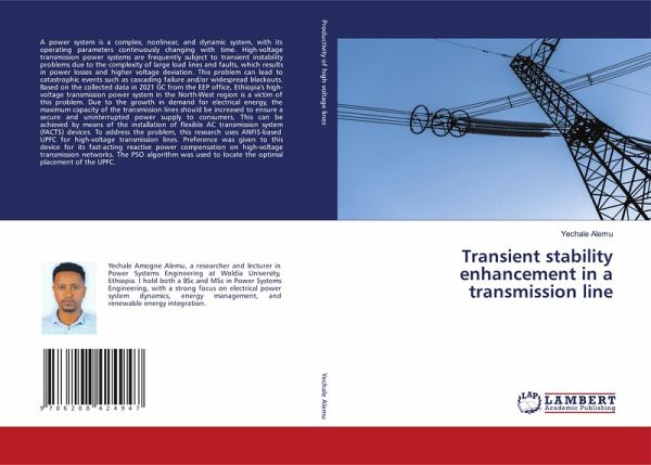 Transient stability enhancement in a transmission line Transient stability enhancement in a transmission line