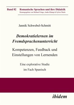 Cover Demokratielernen im Fremdsprachenunterricht: Kompetenzen, Feedback und Einstellungen von Lernenden (eBook, PDF)