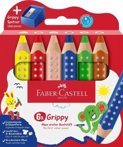 Cover Faber-Castell Buntstifte Grippy 6er Set mit Spitzer