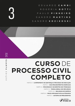 Cover Curso de Processo Civil Completo 4ª ED - Volume 3 - 2025 (eBook, ePUB)
