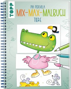 Mix-Max-Malbuch Tiere   (Mängelexemplar) - Pedevilla, Pia